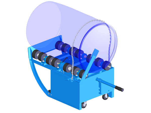 Option To Roll Plastic Drum On 201 Series, Includes 4 Extra Wheels, End Sto...