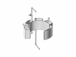 Stainless Steel Diameter Adaptors to Handle Smaller Drum