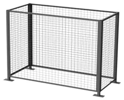 Enclosure W/ Safety Interlock for Double Stationary Drum Roller