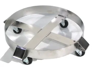 Stainless Steel Round Drum Dolly