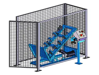 Hydra Lift Drum Roller With Enclosure and Controls