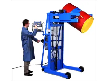 Scale Equiped Vertical Lift Drum Pourer with Spark Resistant Parts 515M