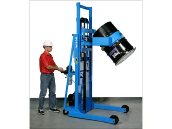 520M-124 Vertical Lift Drum Pourer with Spark Resistant Parts