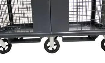 6th Wheel Swivel Casters for Security Trucks