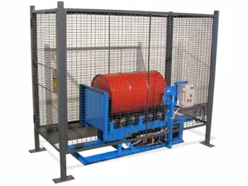Enclosure W/ Safety Interlock for Hydra-Lift Drum Rotators